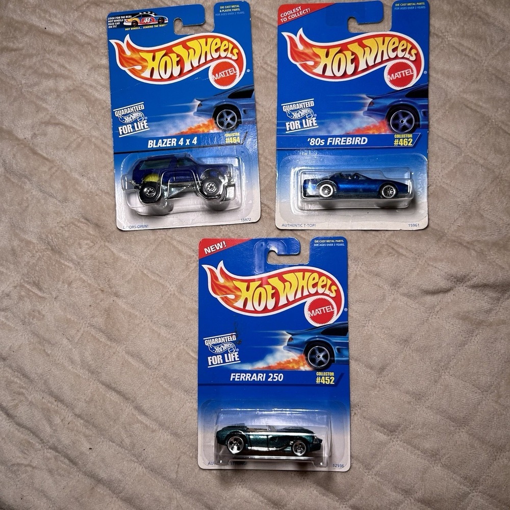 Hot Wheels Set Of 3 Cars Diecast 1:64 NIB #464 #462 #452